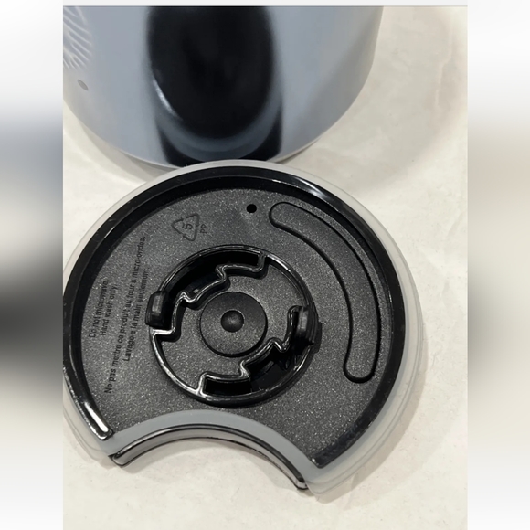 Starbucks Ceramic Double Wall Tumbler 8oz Iridescent Blue short mug Siren Logo - Picture 10 of 16